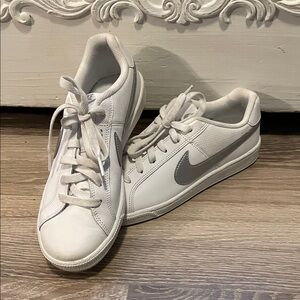 Nike Women's Classic White and Gray Sneakers